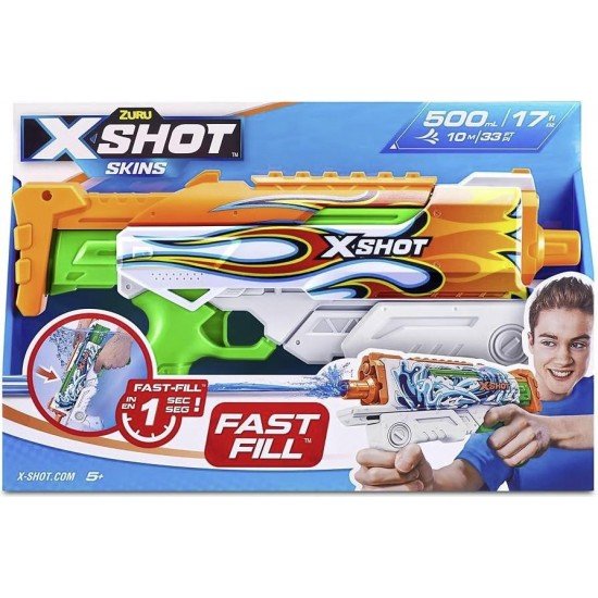 X-SHOT Su Tabancası - Hızlı Doldurma Fonksiyonlu - Yeşil (Lisinya)