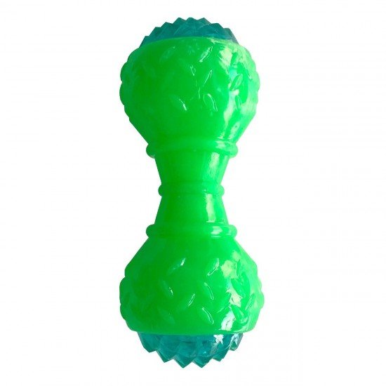 Aktivite Sesli ve Işıklı Köpek Oyuncak Dumbel 5x15 cm Yeşil Aktivite Sesli ve Işıklı Köpek Oyuncak Dumbel 5x15 cm Yeşil